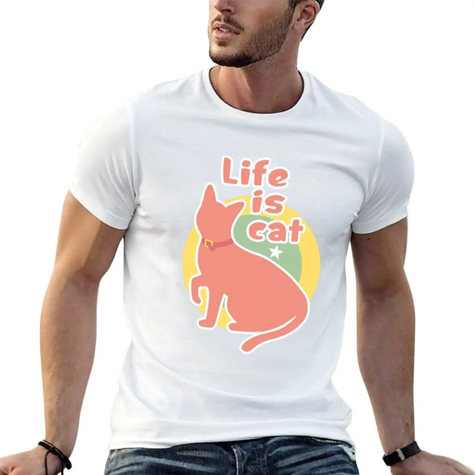 Princess Connect - Life Is Cat T-Shirt t shirt man cotton man t shirt cotton T-Shirt 
Princess Connect - Life Is Cat T-Shirt t shirt man cotton man t shirt cotton T-Shirt