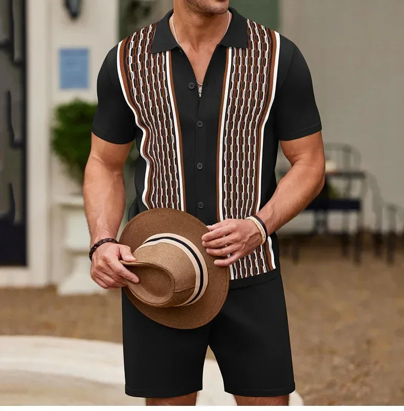 New Men Summer Ice Silk Short-sleeved Two-piece Set Business Casual Male Suit Man's Clothing High Quality Men Two-piece Set Gym
New Men Summer Ice Silk Short-sleeved Two-piece Set Business Casual Male Suit Man's Clothing High Quality Men Two-piece Set Gym