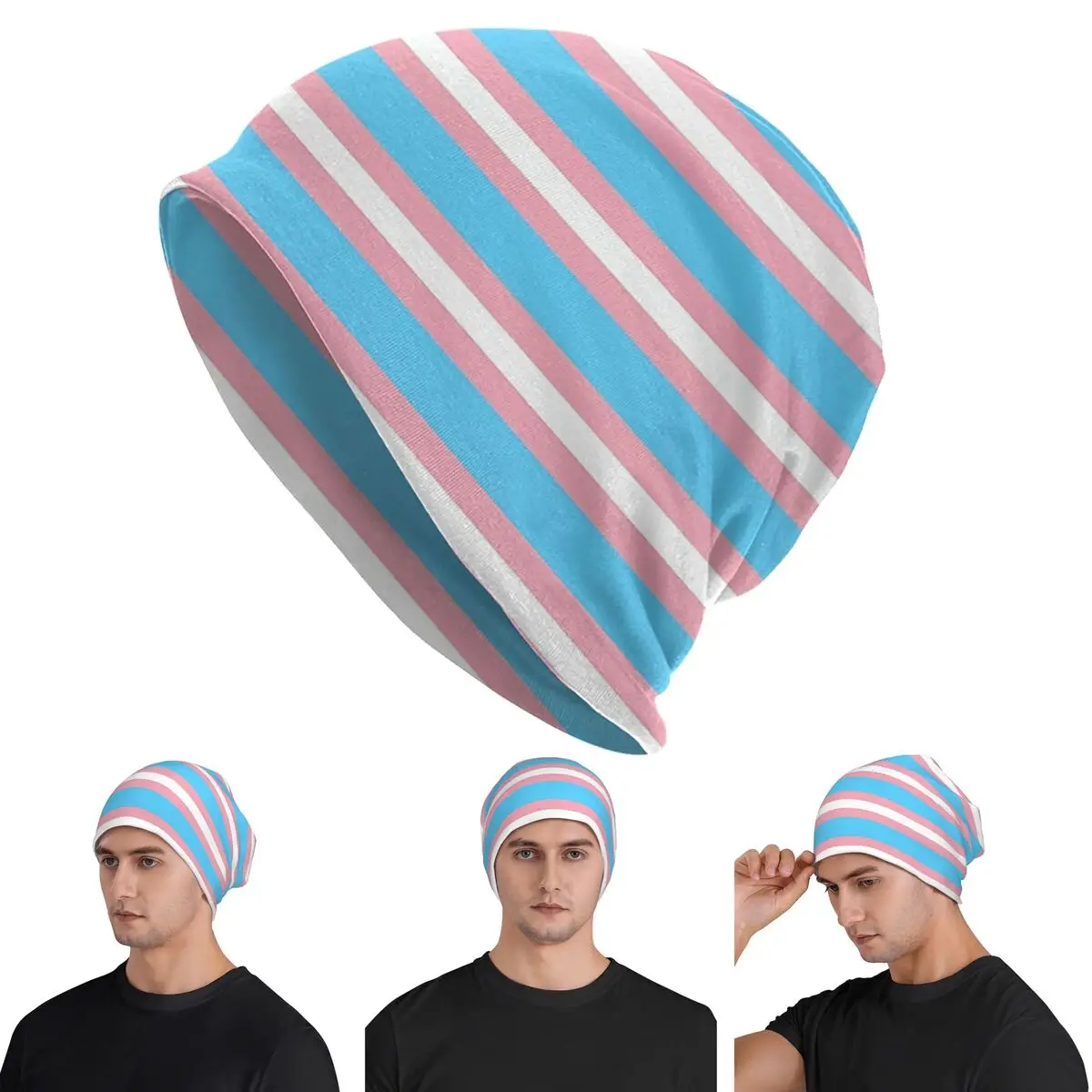Trans Pride Flag Skullies Beanies Hats Warm Autumn Winter Outdoor Cap Knitted Bonnet Caps for Unisex Adult
Trans Pride Flag Skullies Beanies Hats Warm Autumn Winter Outdoor Cap Knitted Bonnet Caps for Unisex Adult