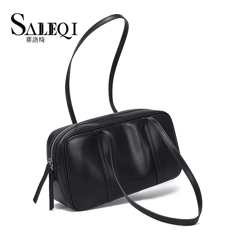 Women's Genuine Leather Shoulder Underarm Bags Ladies Fashion Designer Luxury Handbags Female Commute Boston Cowhide Handbag New
Women's Genuine Leather Shoulder Underarm Bags Ladies Fashion Designer Luxury Handbags Female Commute Boston Cowhide Handbag New