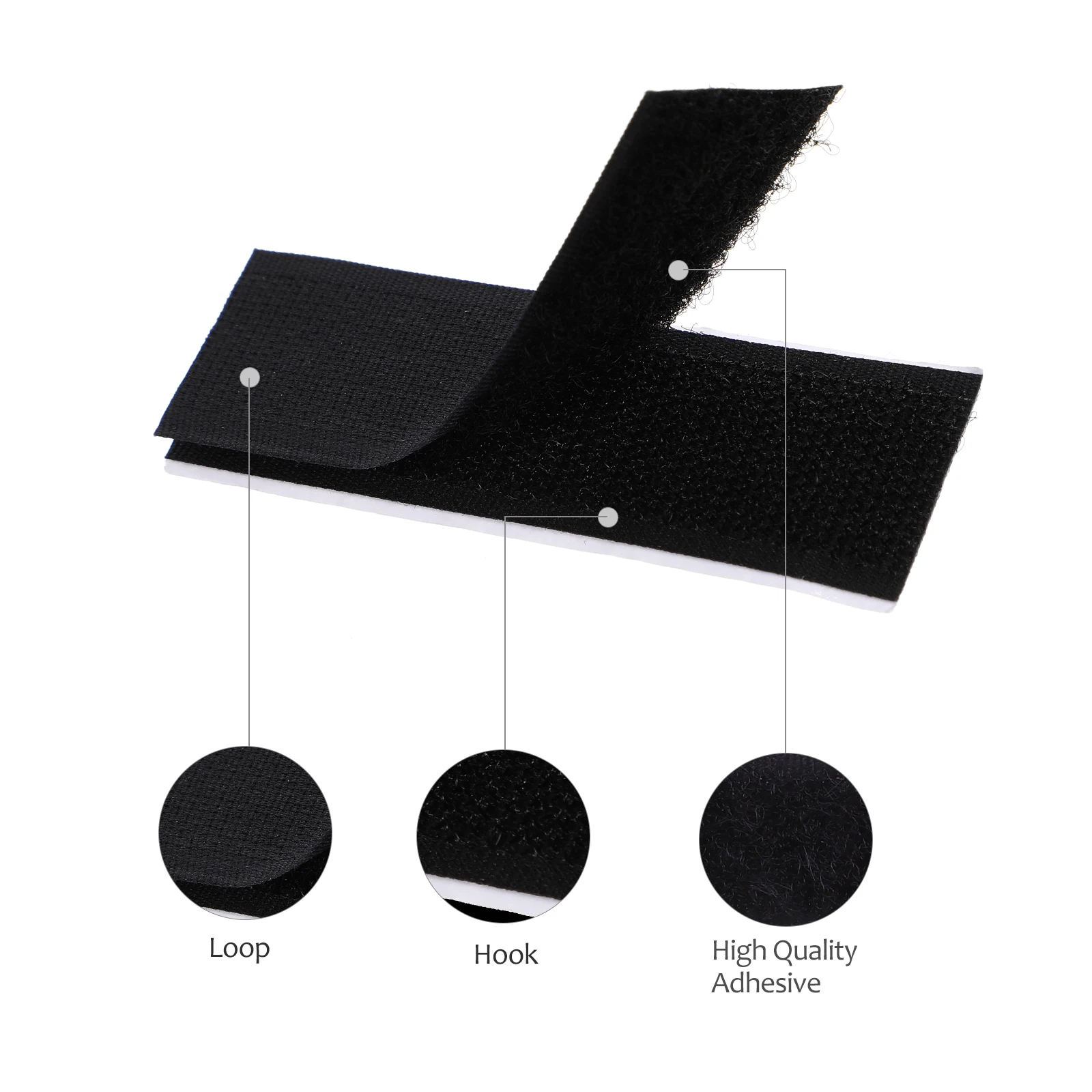 100pcs Back Adhesive Hook Loop Tape Heavy Duty Storage Diy Hole-Free Hook Self-Stick Strips Adhesive Fasteners For Home
100pcs Back Adhesive Hook Loop Tape Heavy Duty Storage Diy Hole-Free Hook Self-Stick Strips Adhesive Fasteners For Home