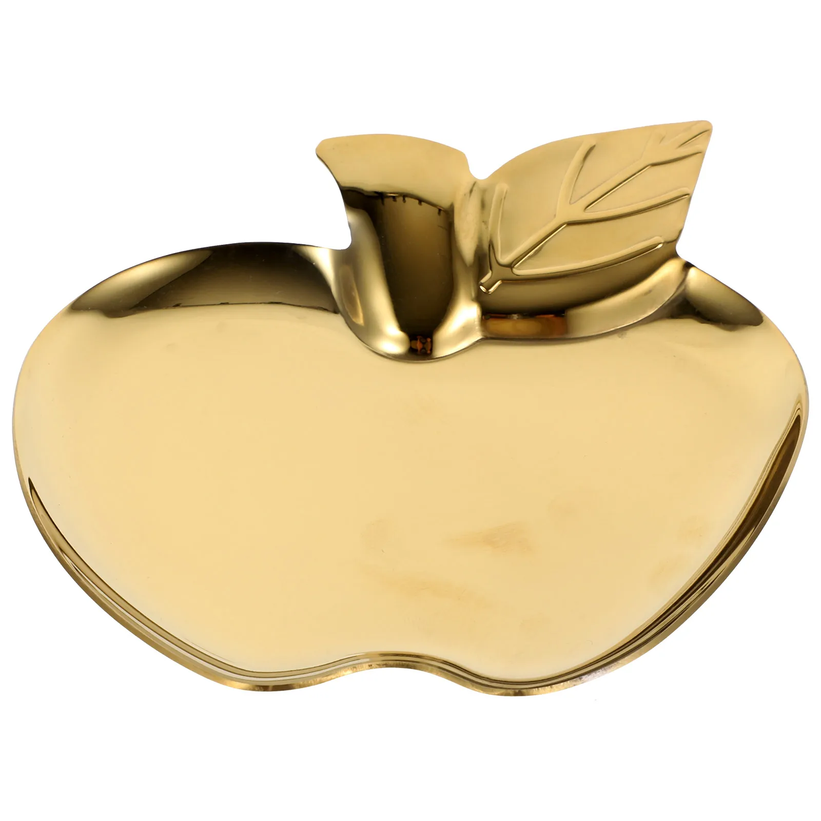 Fruit Shaped Stainless Steel Jewelry Tray 3D Design Desktop Storage Dish Ring Earring Holder Decorative Plate for Bathroom
Fruit Shaped Stainless Steel Jewelry Tray 3D Design Desktop Storage Dish Ring Earring Holder Decorative Plate for Bathroom