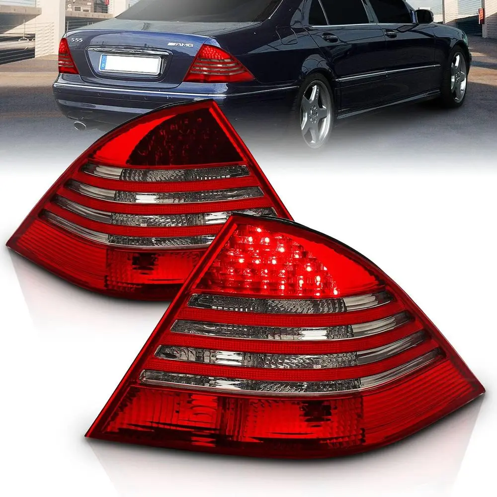 LED Taillights Red/Smoke For Mercedes Benz S Class W220 - Passenger and Driver Side
LED Taillights Red/Smoke For Mercedes Benz S Class W220 - Passenger and Driver Side