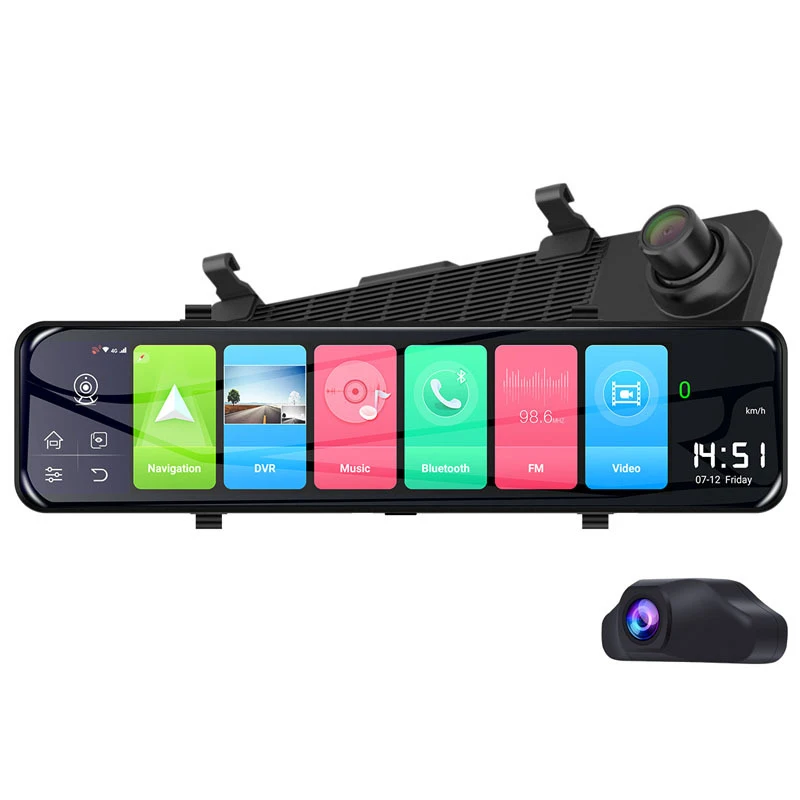 12-inch Rearview Mirror Driving Recorder Streaming Media Cloud Mirror Front and Rear 1080P Reversing Image Voice-activated
12-inch Rearview Mirror Driving Recorder Streaming Media Cloud Mirror Front and Rear 1080P Reversing Image Voice-activated