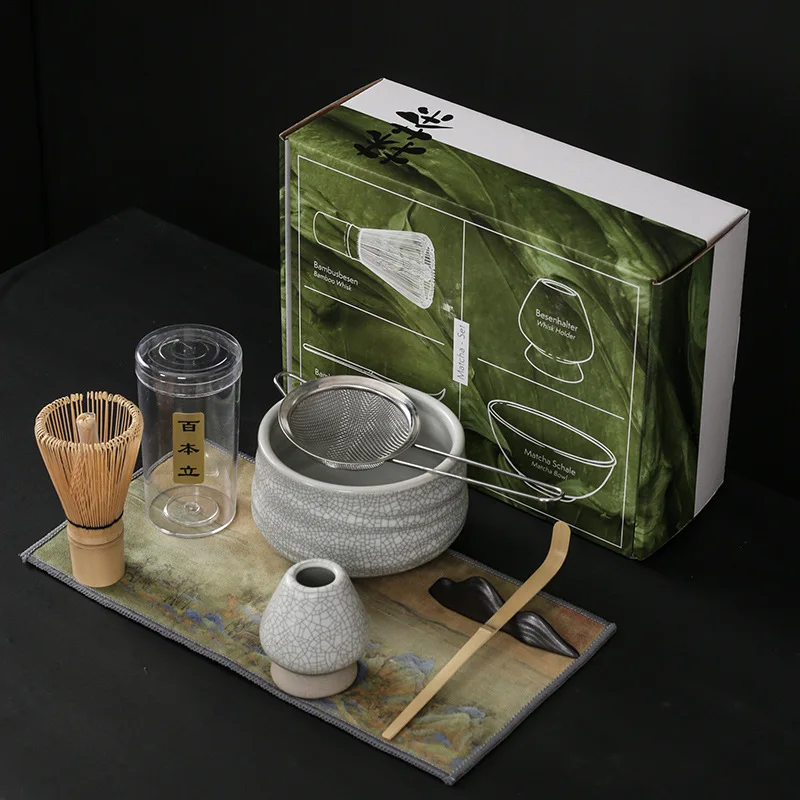 Чайная машина для песен, чайник Matcha, японский ритуалет, бамбуковый чайный инструмент Chasen, чайная чаша с ледяной трещиной, изысканный набор для чая Matcha
Чайная машина для песен, чайник Matcha, японский ритуалет, бамбуковый чайный инструмент Chasen, чайная чаша с ледяной трещиной, изысканный набор для чая Matcha