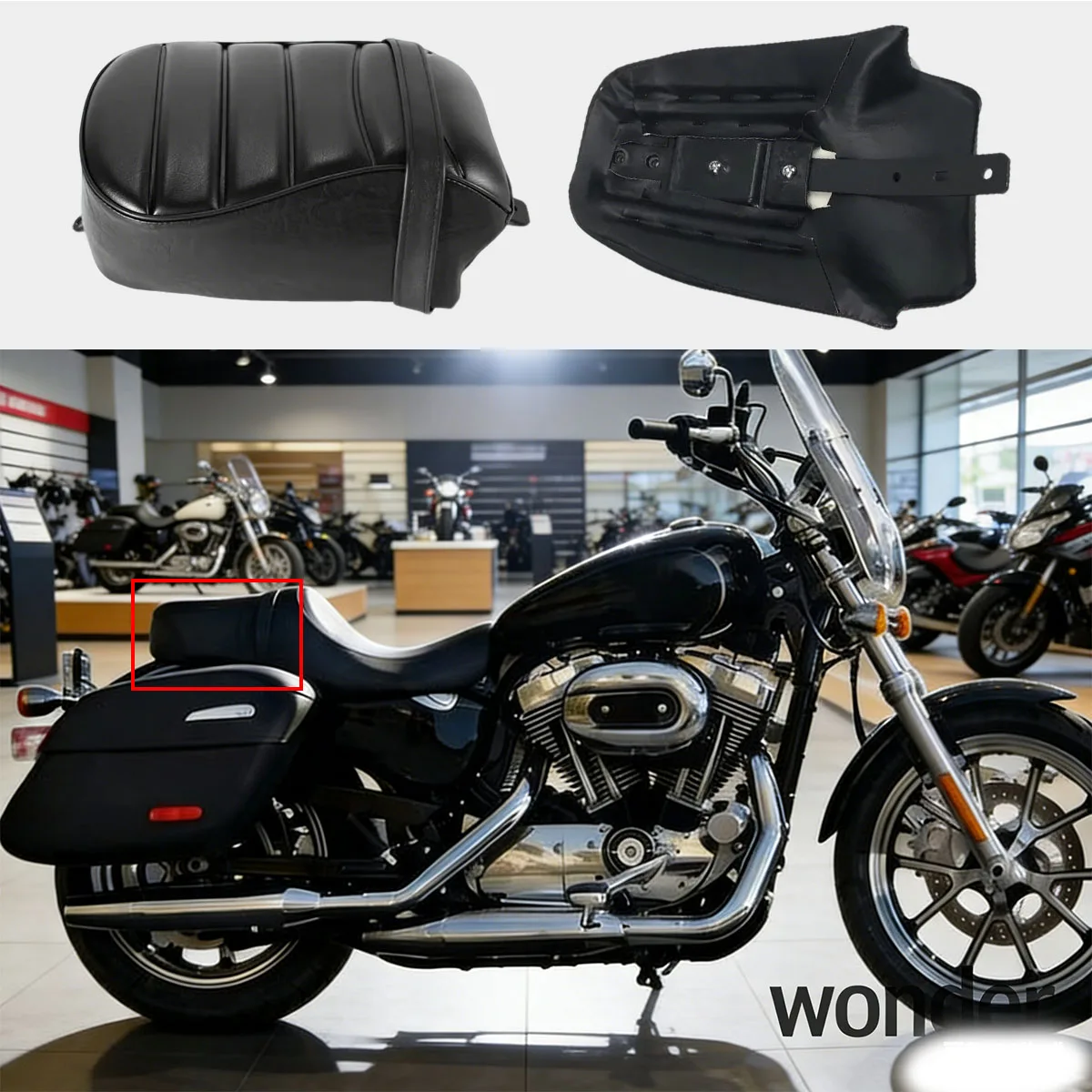Motorcycle Leather Rear Passenger Seat Pillion Cushion for Harley Sportster Iron 883 XL883N 2016-2020 1200 XL1200NS 18-20
Motorcycle Leather Rear Passenger Seat Pillion Cushion for Harley Sportster Iron 883 XL883N 2016-2020 1200 XL1200NS 18-20