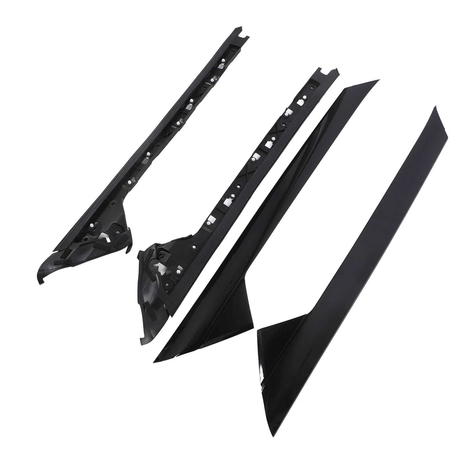 Windshield A Pillar Molding Trim Set BB5Z 7803144 AB Outer Inner Driver and Passenger Side Replacement for Explorer 2011 to 2019
Windshield A Pillar Molding Trim Set BB5Z 7803144 AB Outer Inner Driver and Passenger Side Replacement for Explorer 2011 to 2019