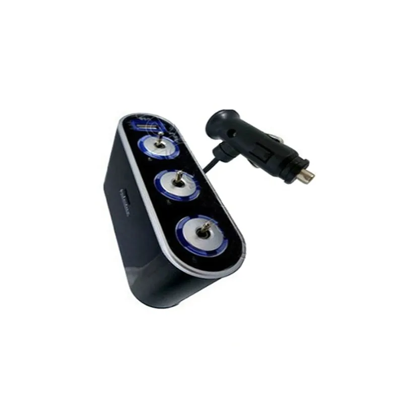 USB-разветвитель для автомобильного прикуривателя 1 на 3 с независимыми выключателями GZJS-1T4DYQR13.5
USB-разветвитель для автомобильного прикуривателя 1 на 3 с независимыми выключателями GZJS-1T4DYQR13.5