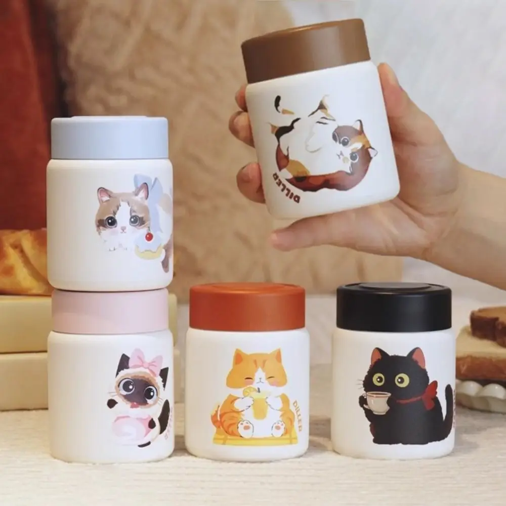 Мини 150 мл кошачья термос герметичная изолированная чашка из нержавеющей стали 316, портативная мультяшная бутылка для воды для дома
Мини 150 мл кошачья термос герметичная изолированная чашка из нержавеющей стали 316, портативная мультяшная бутылка для воды для дома