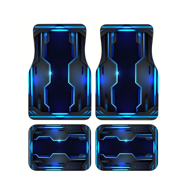 Futuristic Tech Mecha Honeycomb Car Floor Mats 4Pcs Sport Gaming Style Waterproof Non-Slip Rubber Auto Foot Mats For SUV Truck
Futuristic Tech Mecha Honeycomb Car Floor Mats 4Pcs Sport Gaming Style Waterproof Non-Slip Rubber Auto Foot Mats For SUV Truck