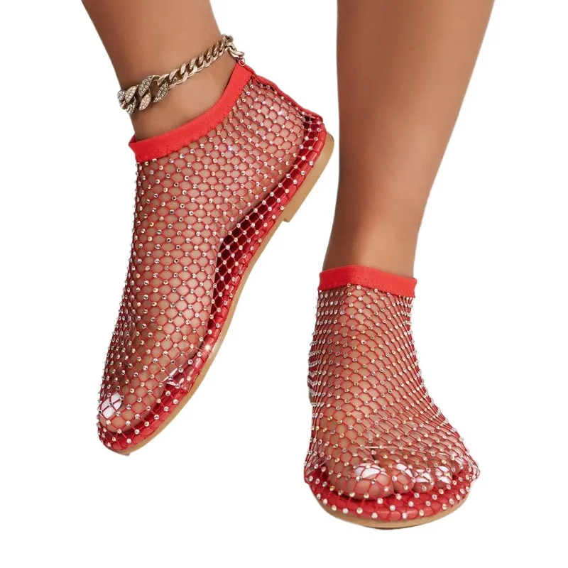Water Diamond Sexy Flat Bottom Fashion Banquet Flats 2026 Summer Women's New Luxury Toe Flat Bottom Hollow Short Sandals
Water Diamond Sexy Flat Bottom Fashion Banquet Flats 2026 Summer Women's New Luxury Toe Flat Bottom Hollow Short Sandals