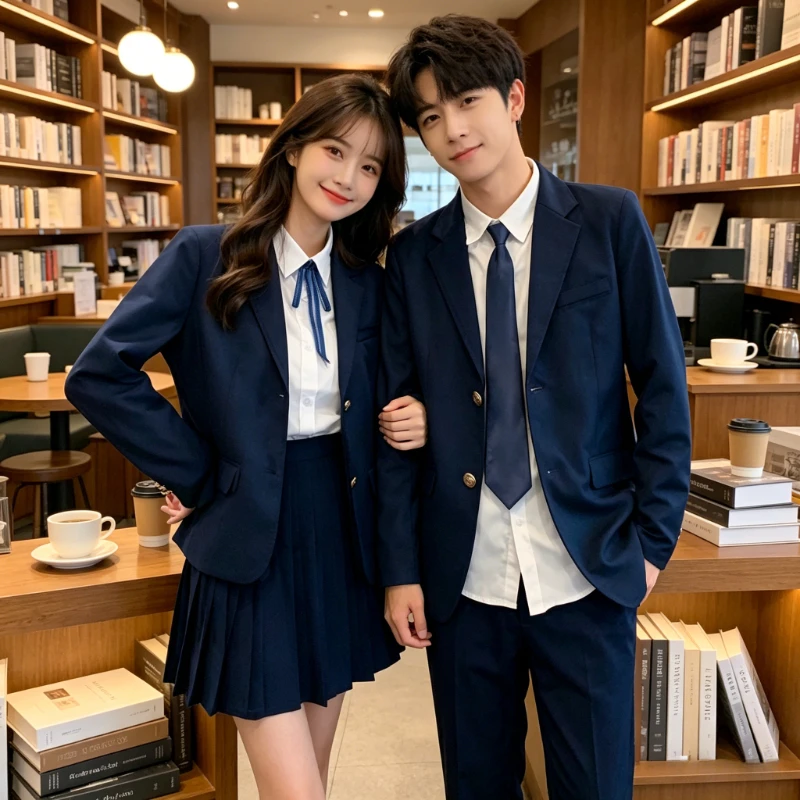 Preppy Spring JK Uniform Navy Blue Suit Set, Stylish Outfit for Students, Perfect for Daily Wear, Graduation & Class Occasions
Preppy Spring JK Uniform Navy Blue Suit Set, Stylish Outfit for Students, Perfect for Daily Wear, Graduation & Class Occasions