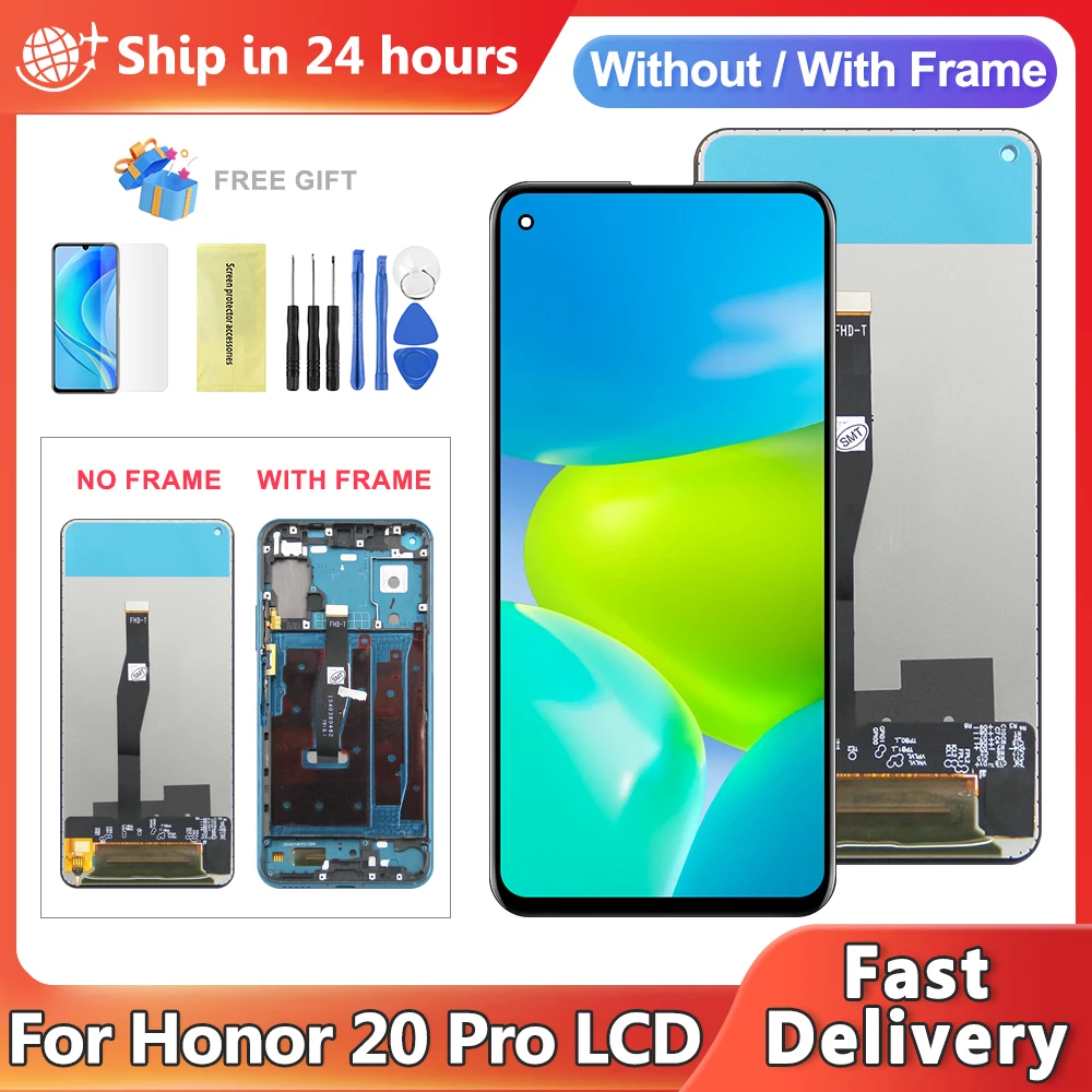 6.26'' LCD For HUAWEI Honor 20 Pro YAL-AL10 YAL-L41 LCD Display Touch Screen Digitizer Assembly For Honor20 Pro Display Screen
6.26'' LCD For HUAWEI Honor 20 Pro YAL-AL10 YAL-L41 LCD Display Touch Screen Digitizer Assembly For Honor20 Pro Display Screen