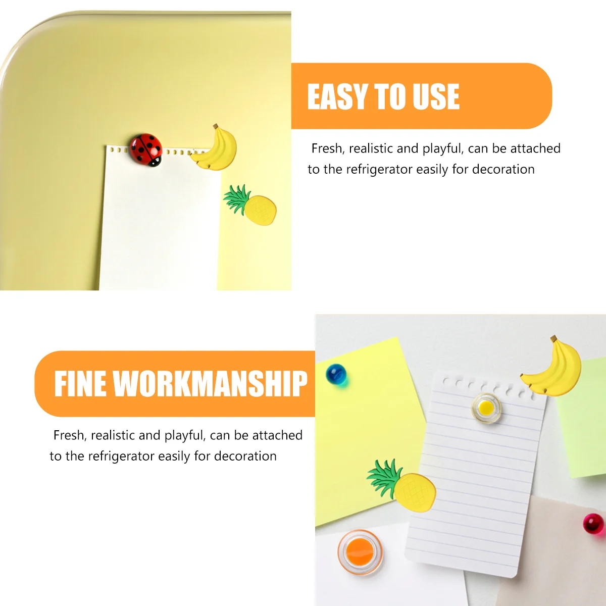 10Pcs Fruit Magnets Refrigerator Realistic Kitchen Fridge Magnetic Ornaments Home Fridge Decors Refrigerator Magnets
10Pcs Fruit Magnets Refrigerator Realistic Kitchen Fridge Magnetic Ornaments Home Fridge Decors Refrigerator Magnets