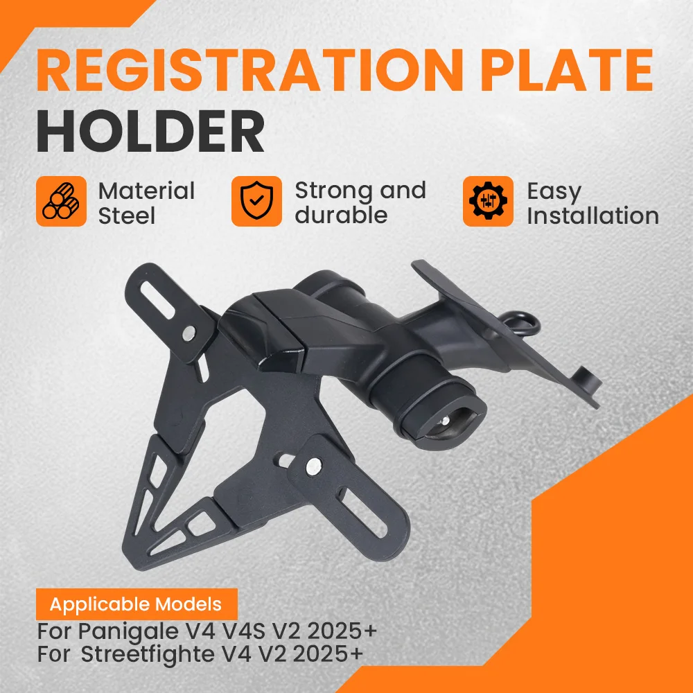 Motorcycle License Plate Holder Tail Eliminator Modified Steel Accessories For DUCATI Panigale V4 V4S V2 Streetfighte V4 V2 2025
Motorcycle License Plate Holder Tail Eliminator Modified Steel Accessories For DUCATI Panigale V4 V4S V2 Streetfighte V4 V2 2025