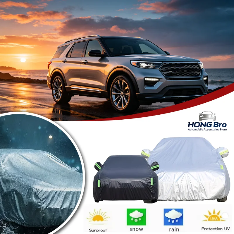 For Ford Explorer 1991-2019 SUV Cover Outdoor Anti-UV Sunshade, Rain Snow Frost Protection, Dustproof Waterproof Car Cover
For Ford Explorer 1991-2019 SUV Cover Outdoor Anti-UV Sunshade, Rain Snow Frost Protection, Dustproof Waterproof Car Cover