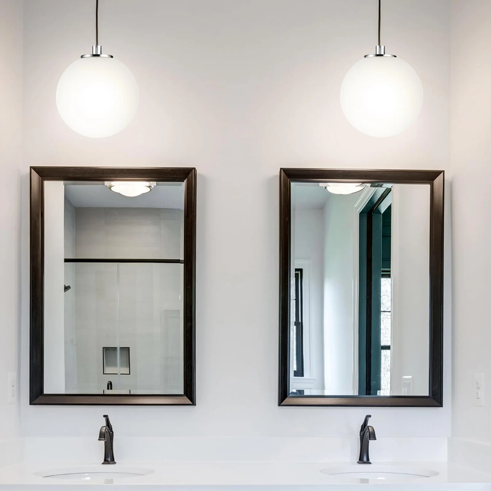 Decorative 80mm Acrylic Globe Lampshade Wall Post Light Cover Replacement Durable Safe Practical No Dazzling Effect
Decorative 80mm Acrylic Globe Lampshade Wall Post Light Cover Replacement Durable Safe Practical No Dazzling Effect