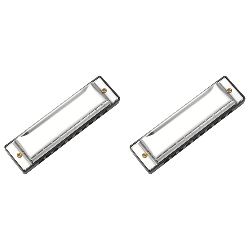 2X 10 Holes Blues Harmonica Musical Instrument Stainless Steel Mouth Organ For Children Gifts
2X 10 Holes Blues Harmonica Musical Instrument Stainless Steel Mouth Organ For Children Gifts