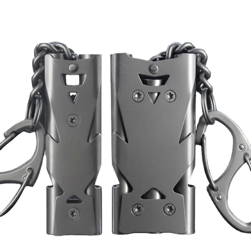 Outdoor survival whistle stainless steel/aluminum alloy/copper high-frequency whistle referee whistle emergency equipment
Outdoor survival whistle stainless steel/aluminum alloy/copper high-frequency whistle referee whistle emergency equipment