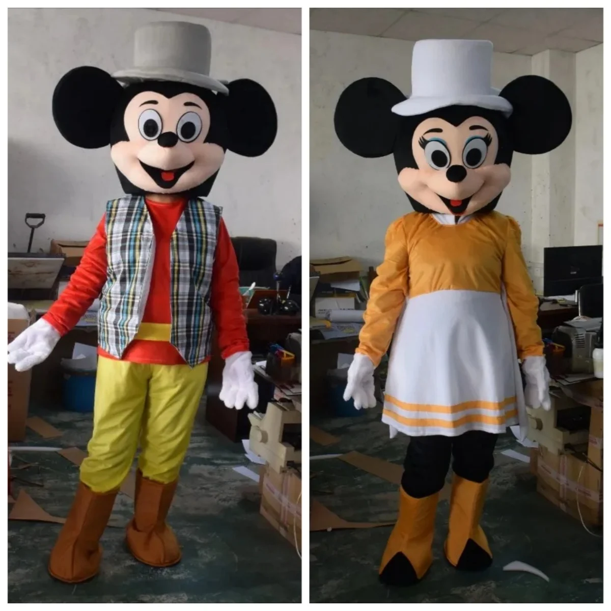 Potdemiel Disney Minnie And Mickey Mouse Adult Mascot Costume Cartoon Doll Outfit for Halloween Christmas And Fancy Parties
Potdemiel Disney Minnie And Mickey Mouse Adult Mascot Costume Cartoon Doll Outfit for Halloween Christmas And Fancy Parties