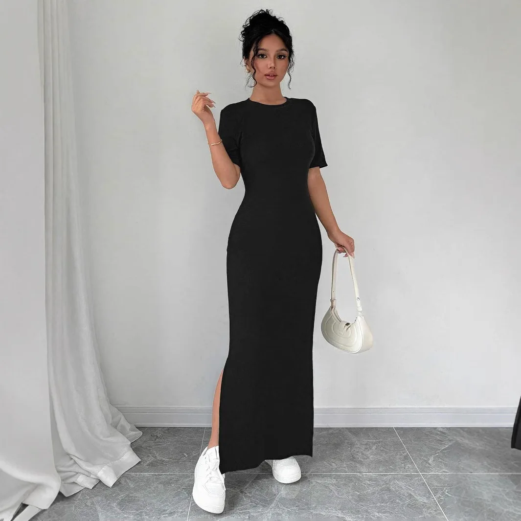 Платье 2025 года, повседневное, тонкое, однотонное, с открытым разрезом, женские длинные вечерние платья, Vestido, большие размеры 3XS-3XL
Платье 2025 года, повседневное, тонкое, однотонное, с открытым разрезом, женские длинные вечерние платья, Vestido, большие размеры 3XS-3XL