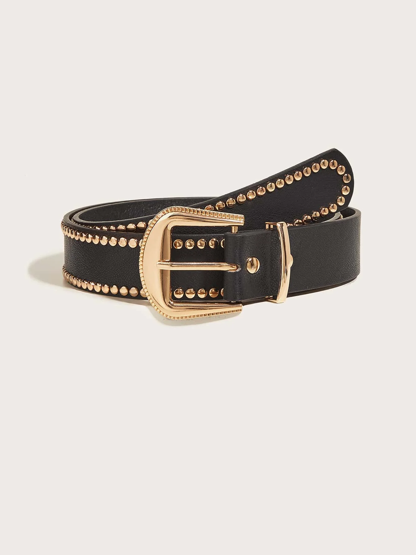 1pc Western Vintage Handcraft Studded Buckle PU Leather Belt, Versatile For Jeans, Dresses, Street Style Summer, School Fall, Autumn, Halloween
1pc Western Vintage Handcraft Studded Buckle PU Leather Belt, Versatile For Jeans, Dresses, Street Style Summer, School Fall, Autumn, Halloween