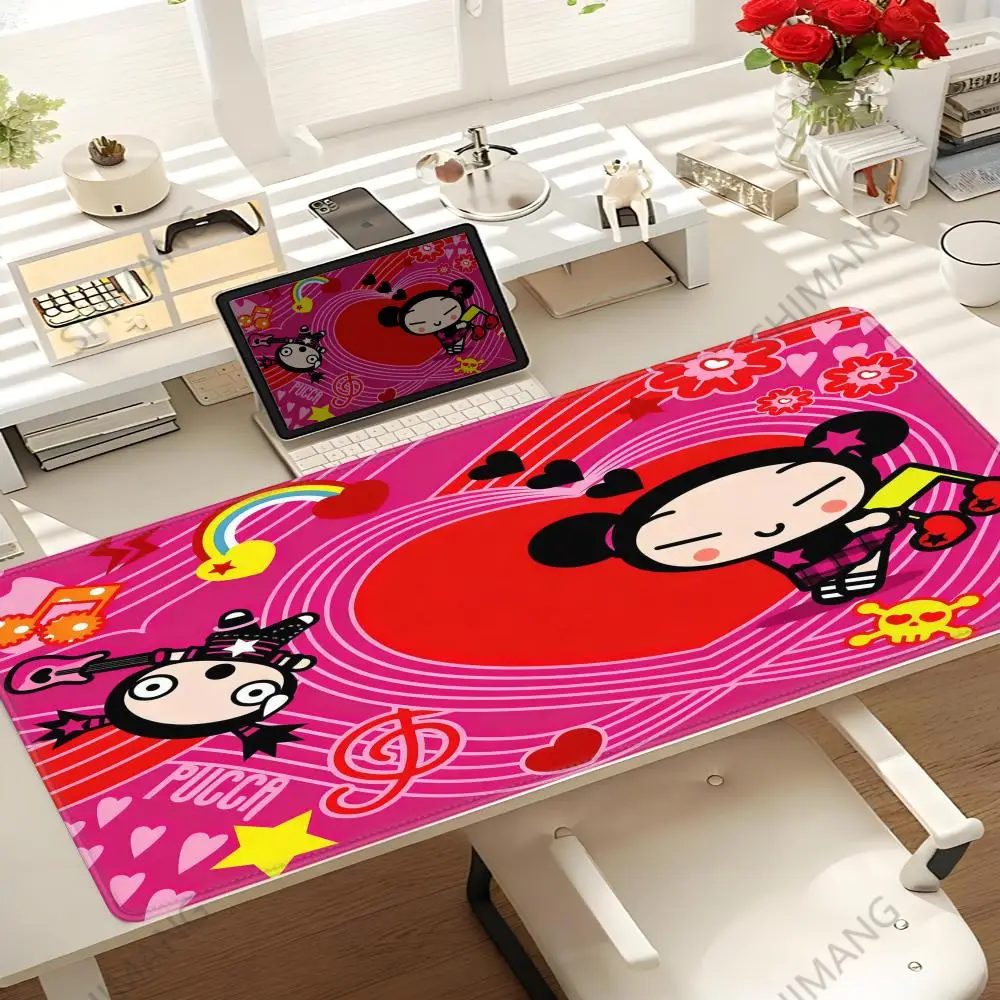 Cute Garu Pucca Mouse Pad Non-slip Locking Edge DeskMat PC Laptop Accessories Rubber Office Keyboard Large Game XXL Carpet
Cute Garu Pucca Mouse Pad Non-slip Locking Edge DeskMat PC Laptop Accessories Rubber Office Keyboard Large Game XXL Carpet