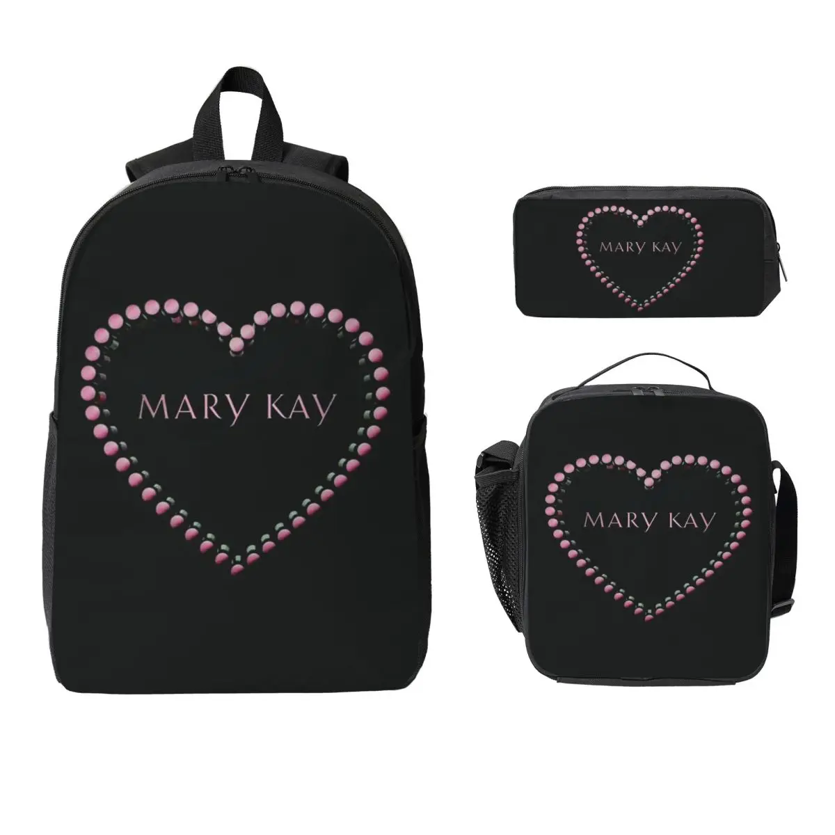 Mary Kay Cosmetics Backpack Boys Girls BookBag School Bag Laptop Shoulder Bags 3ps Insulated Lunch Bag Pencil Case
Mary Kay Cosmetics Backpack Boys Girls BookBag School Bag Laptop Shoulder Bags 3ps Insulated Lunch Bag Pencil Case