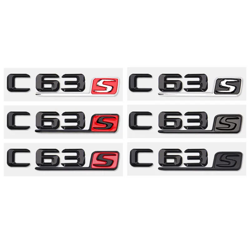 C63S logo badge car stickers for Mercedes Benz C63 refitted 6.3AMG fender side labelflag new old rear trunk displacement label
C63S logo badge car stickers for Mercedes Benz C63 refitted 6.3AMG fender side labelflag new old rear trunk displacement label