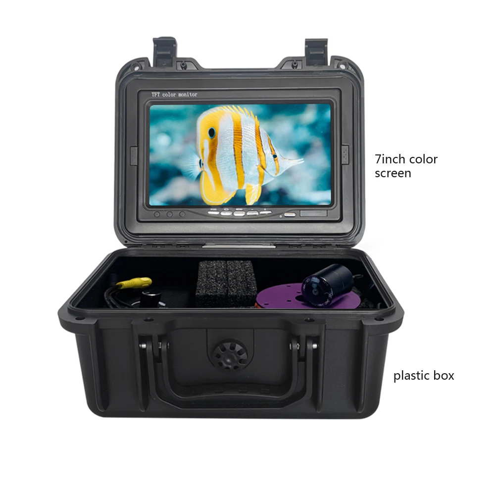 1Set 15/30M Cable Ice Fishing Camera 130° View Angle Underwater Camera for Surveillance 7/9" Color Screen DVR System
1Set 15/30M Cable Ice Fishing Camera 130° View Angle Underwater Camera for Surveillance 7/9" Color Screen DVR System