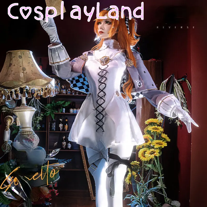 Sonetto Cosplay Costume Reverse:1999 British Style New Game Suit White Dress Role Play Halloween Party Outfit Women Dress
Sonetto Cosplay Costume Reverse:1999 British Style New Game Suit White Dress Role Play Halloween Party Outfit Women Dress