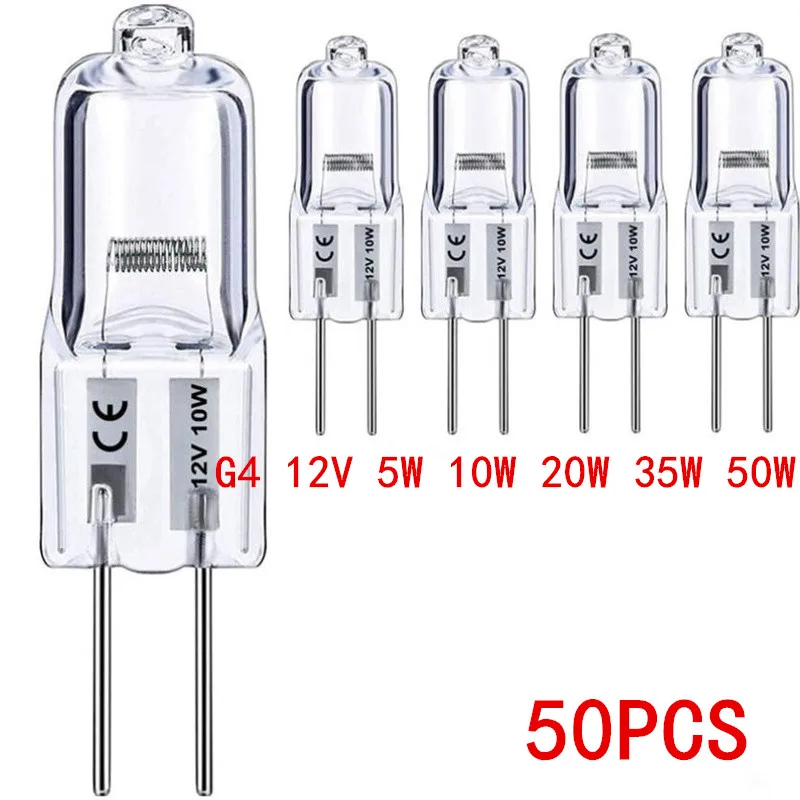 5/10/20/50PCS G4 12V 5W 10W 20W 35W 50W LED Lamp Bulbs Inserted Beads Crystal Lamp Halogen Bulb Eco Halogen Light Bulbs Capsule
5/10/20/50PCS G4 12V 5W 10W 20W 35W 50W LED Lamp Bulbs Inserted Beads Crystal Lamp Halogen Bulb Eco Halogen Light Bulbs Capsule