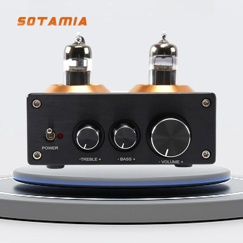 SOTAMIA 6J5 Tube Fever HIFI Power Amplifier QCC3034 Bluetooth Model 5.1 High and Low Tone Adjustable Pre-amplifier Pre-stage
SOTAMIA 6J5 Tube Fever HIFI Power Amplifier QCC3034 Bluetooth Model 5.1 High and Low Tone Adjustable Pre-amplifier Pre-stage