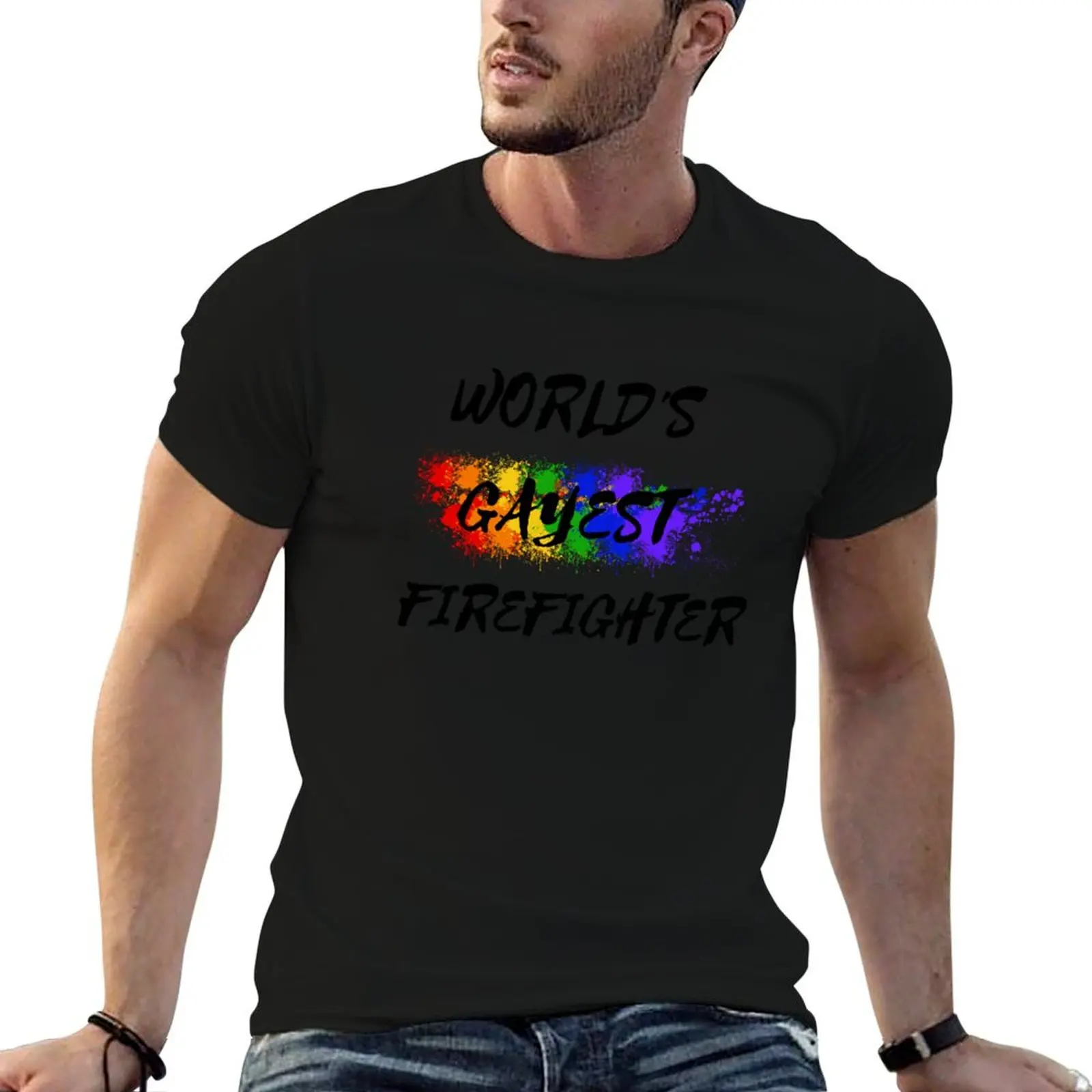 World's Gayest Firefighter T-Shirt tees plus sizes anime clothes blue archive mens fashion
World's Gayest Firefighter T-Shirt tees plus sizes anime clothes blue archive mens fashion