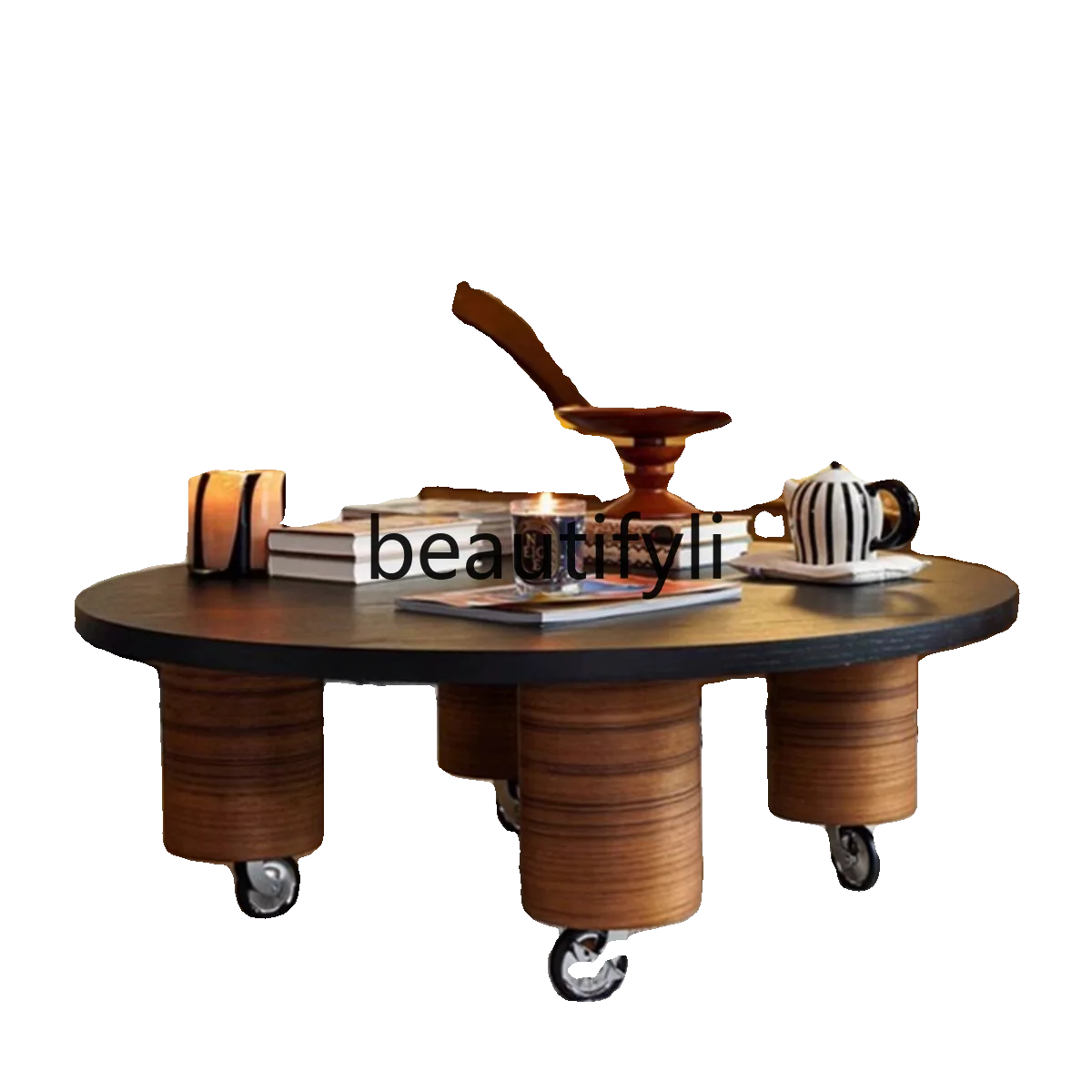 Italian minimalist coffee table Chinese ancient style wabi-**** style retro modern minimalist round solid wood tea table
Italian minimalist coffee table Chinese ancient style wabi-**** style retro modern minimalist round solid wood tea table