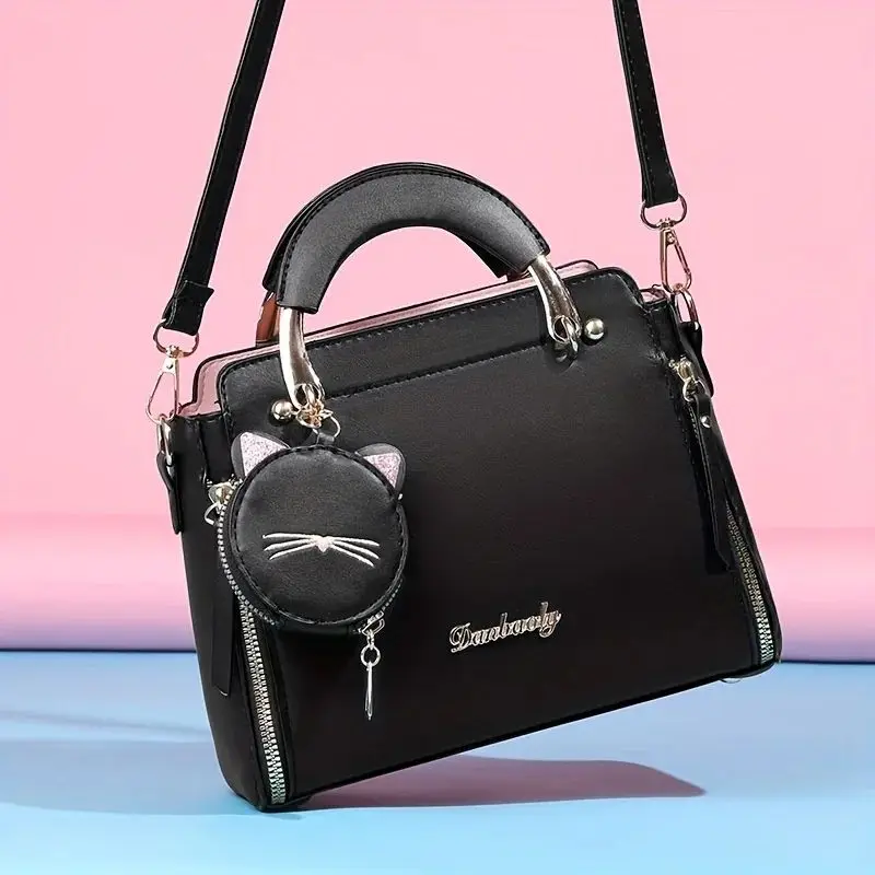 Faion Handbag for Women Ladies Top Handle Satchel oulder Bag Leather PU Material Triangular ular Element ex Sle
Faion Handbag for Women Ladies Top Handle Satchel oulder Bag Leather PU Material Triangular ular Element ex Sle