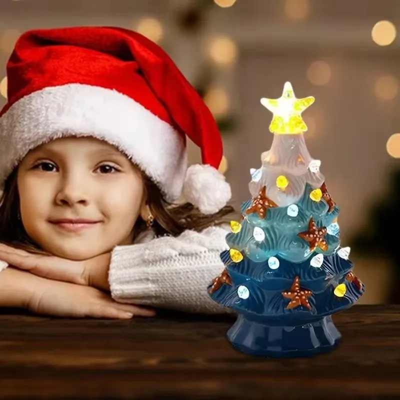 Ceramic Christmas Tree LED Tree Lamp Lights Indoor Decoration Light Up Vintage Christmas Decor Tree for Holiday Decoration
Ceramic Christmas Tree LED Tree Lamp Lights Indoor Decoration Light Up Vintage Christmas Decor Tree for Holiday Decoration