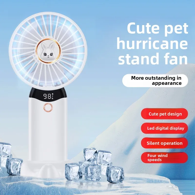 Cute Pet USB Handheld Fan Mini Portable Office Student Handheld Mini Fan with Digital Display Stand
Cute Pet USB Handheld Fan Mini Portable Office Student Handheld Mini Fan with Digital Display Stand