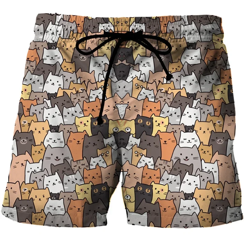Pop3D Cats Print Shorts Men Women Kid Fashion Y2k Leisure Oversize Short Pants Summer Cool Mens Swim Short Sport Beach Shorts
Pop3D Cats Print Shorts Men Women Kid Fashion Y2k Leisure Oversize Short Pants Summer Cool Mens Swim Short Sport Beach Shorts