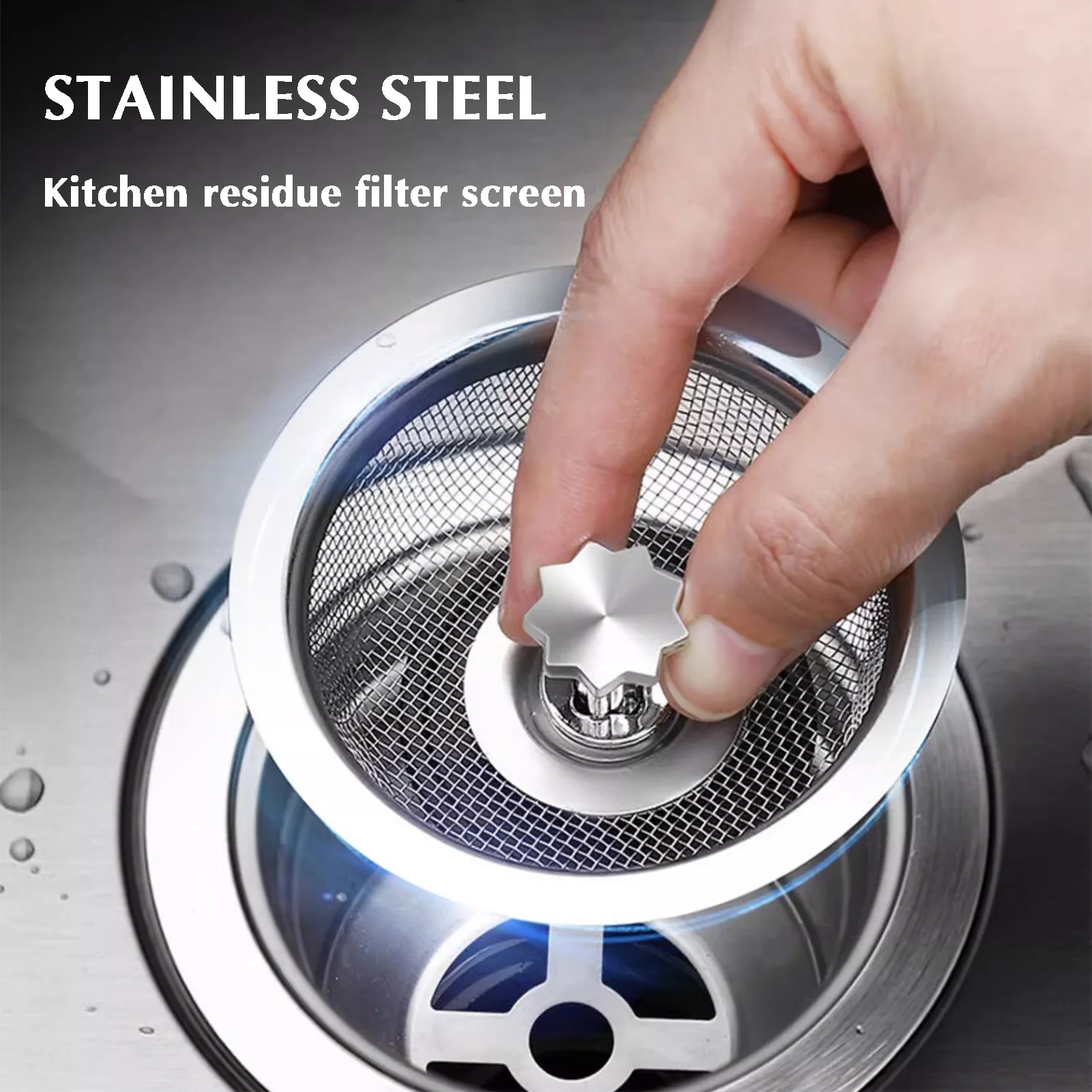 Universal Kitchen Sink Drain Cover 1-5pcs Stainless Steel Filter Mesh Odor Proof Strainer Garbage Catcher for Sink Pipe
Universal Kitchen Sink Drain Cover 1-5pcs Stainless Steel Filter Mesh Odor Proof Strainer Garbage Catcher for Sink Pipe