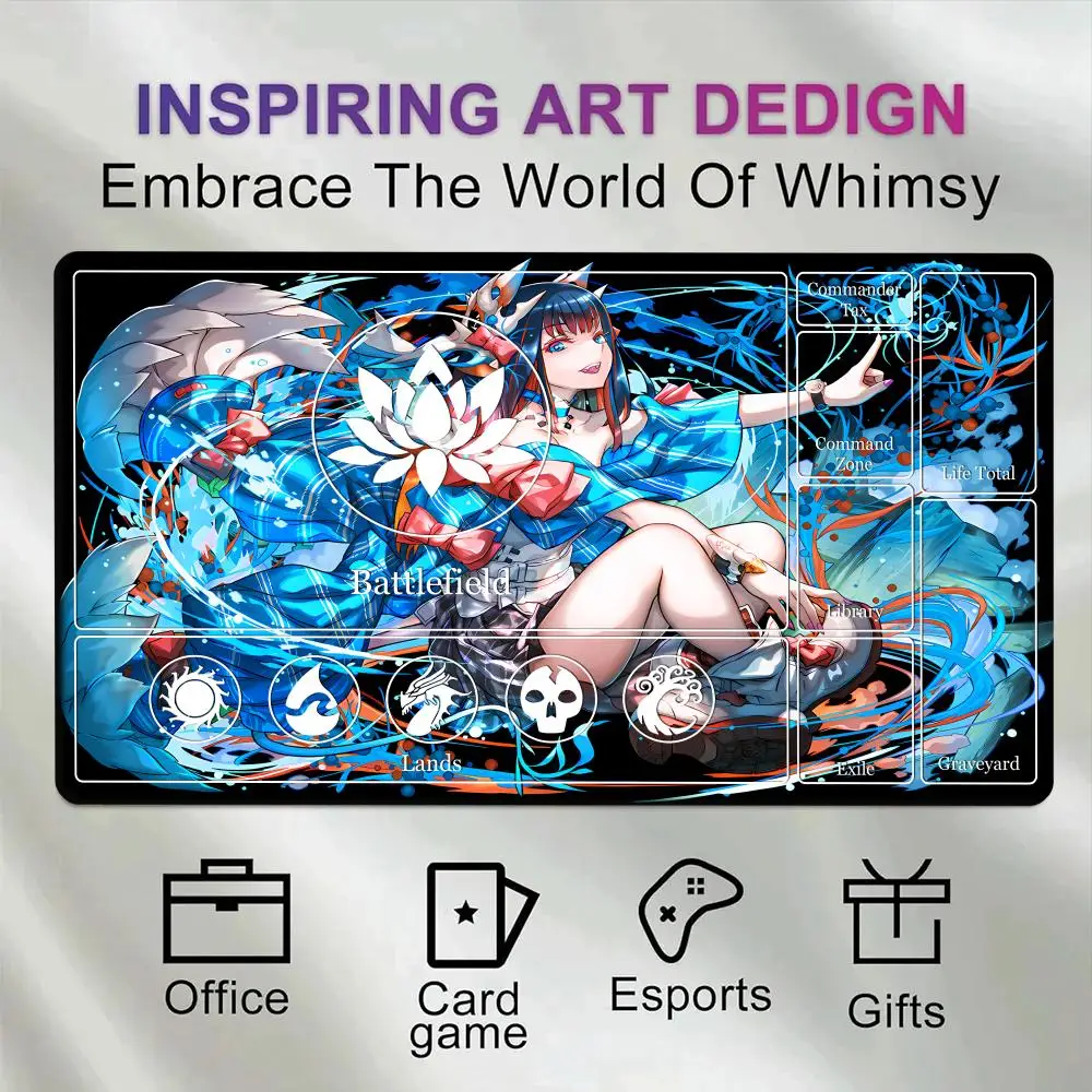 Magic card gaming mats anime mouse pad Card Playmat tapete gamer pc accessories rubber anti-slip suitable for gifts and game
Magic card gaming mats anime mouse pad Card Playmat tapete gamer pc accessories rubber anti-slip suitable for gifts and game