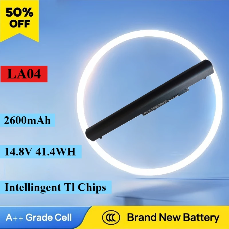 2025 NEW LA04 776622-001 Laptop Battery For HP 15-F272WM 15-F233WM 15-F211WM 752237-001 728460-001 15-F162DX 15-F039WM 15-N210DX
2025 NEW LA04 776622-001 Laptop Battery For HP 15-F272WM 15-F233WM 15-F211WM 752237-001 728460-001 15-F162DX 15-F039WM 15-N210DX