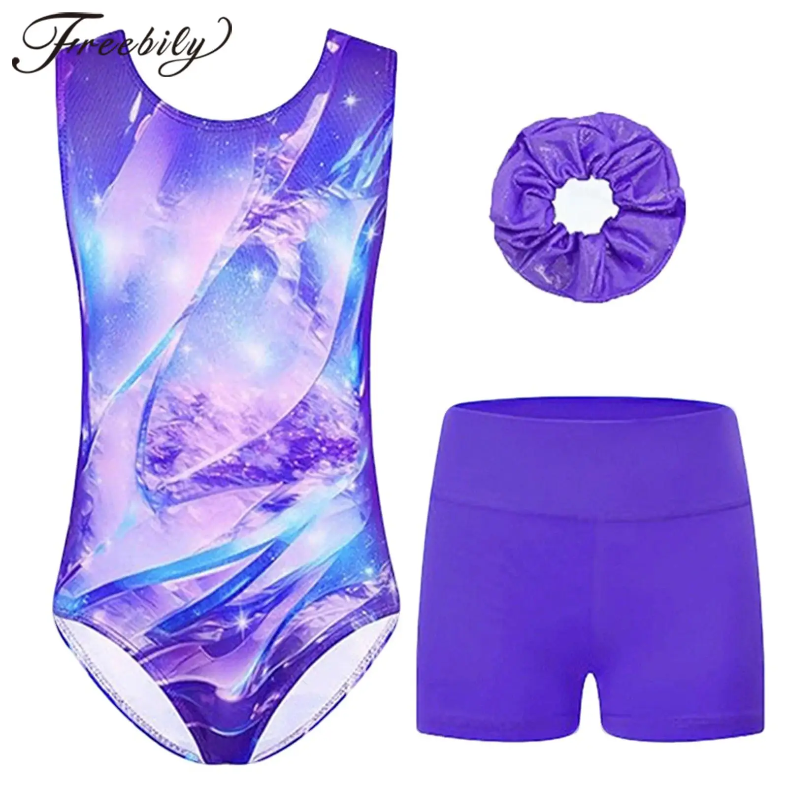 Children's Girls Acrobatics Rhythmic Gymnastics Leotard Ballet Dance Outfit Kids Sleeveless Printed Dancing Leotard with Shorts
Children's Girls Acrobatics Rhythmic Gymnastics Leotard Ballet Dance Outfit Kids Sleeveless Printed Dancing Leotard with Shorts