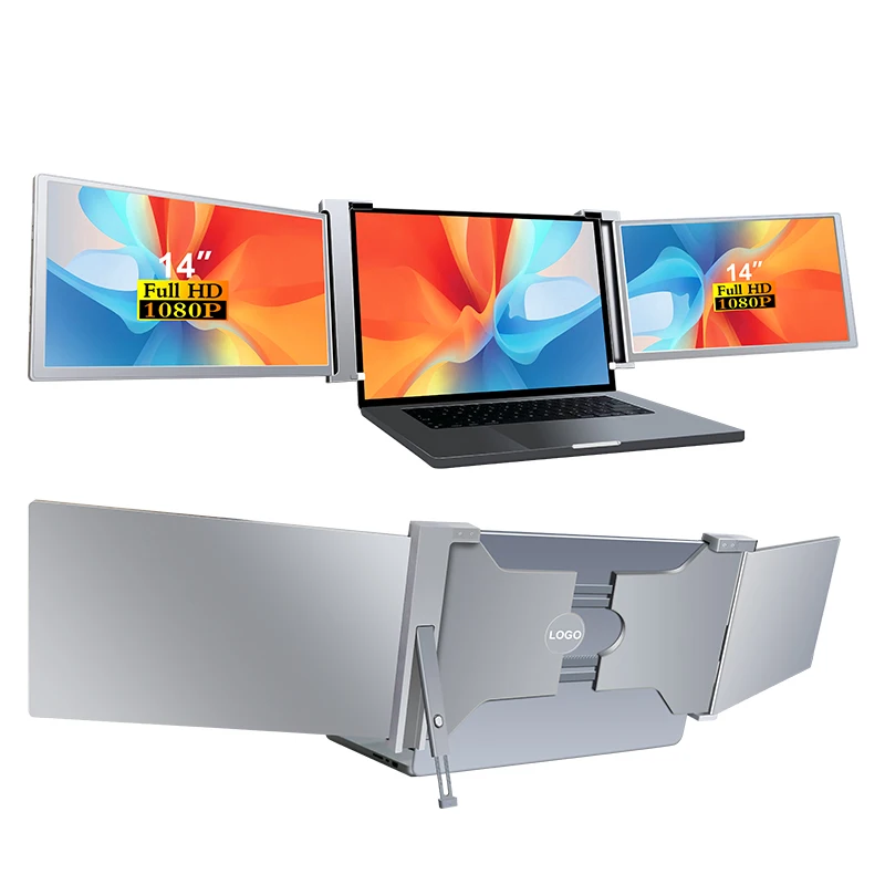Тройной удлинитель экрана 14 дюймов для ноутбуков 14-17 дюймов Портативный тройной монитор для ноутбука
Тройной удлинитель экрана 14 дюймов для ноутбуков 14-17 дюймов Портативный тройной монитор для ноутбука