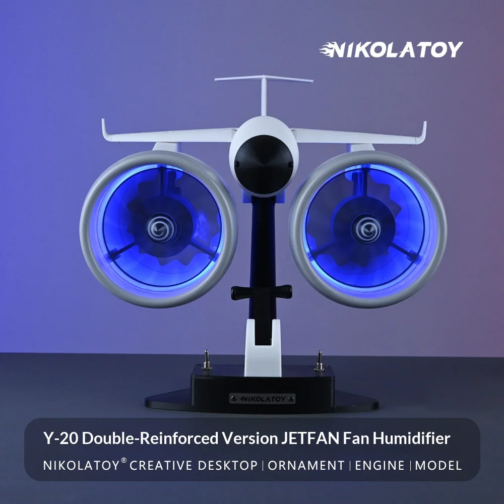 Yun 20 Turbo Engine Double Enhanced Version JETFAN Fan Humidifier Toy Model Desktop Ornament Gift
Yun 20 Turbo Engine Double Enhanced Version JETFAN Fan Humidifier Toy Model Desktop Ornament Gift