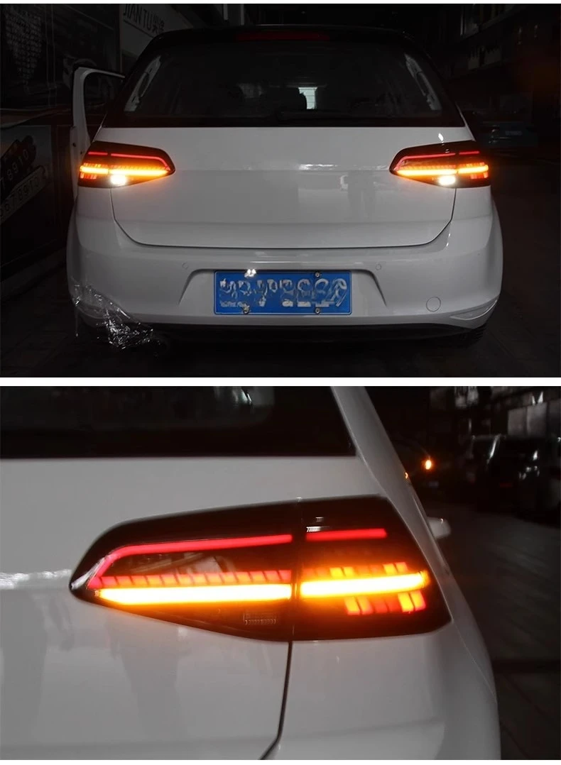 Suitable For Volkswagen Golf 7 Taillight Assembly, A Pair Of High 7 Modified 7.5rline Running Water Turn Signal LED Rear 
Suitable For Volkswagen Golf 7 Taillight Assembly, A Pair Of High 7 Modified 7.5rline Running Water Turn Signal LED Rear