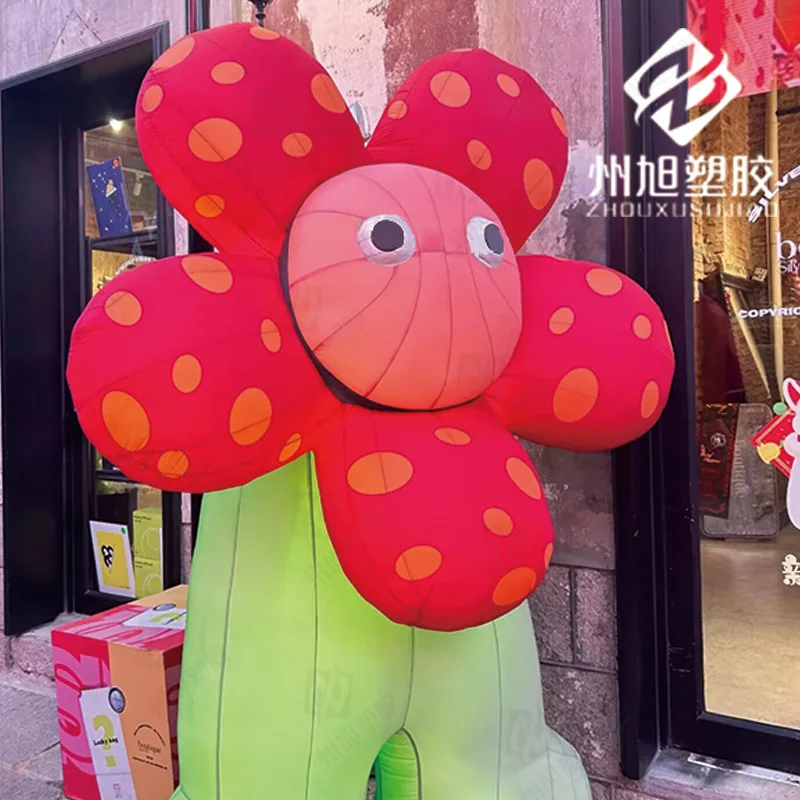 Inflatable cartoon flower model, with white LED lights outdoor mall square activity decoration props
Inflatable cartoon flower model, with white LED lights outdoor mall square activity decoration props