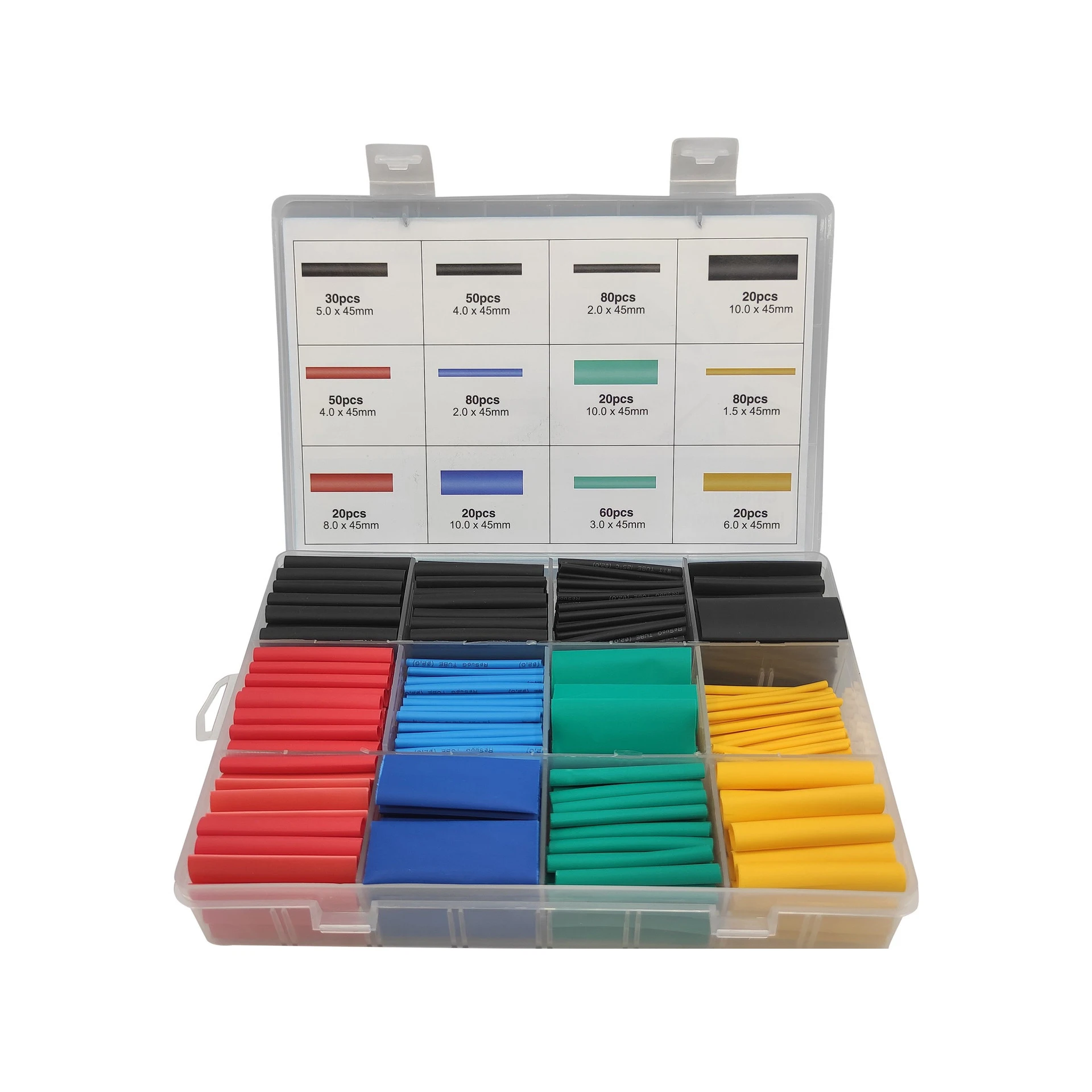 530pcs color heat shrink tubing Cable conduit Insulation protective sleeve DIY electrician repair accessories
530pcs color heat shrink tubing Cable conduit Insulation protective sleeve DIY electrician repair accessories