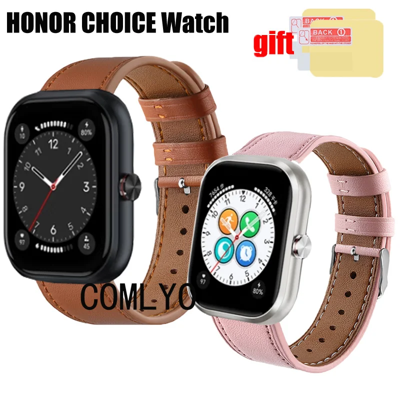 Кожаный мягкий ремешок для часов HONOR CHOICE, Защитная пленка для экрана смарт-часов
Кожаный мягкий ремешок для часов HONOR CHOICE, Защитная пленка для экрана смарт-часов
