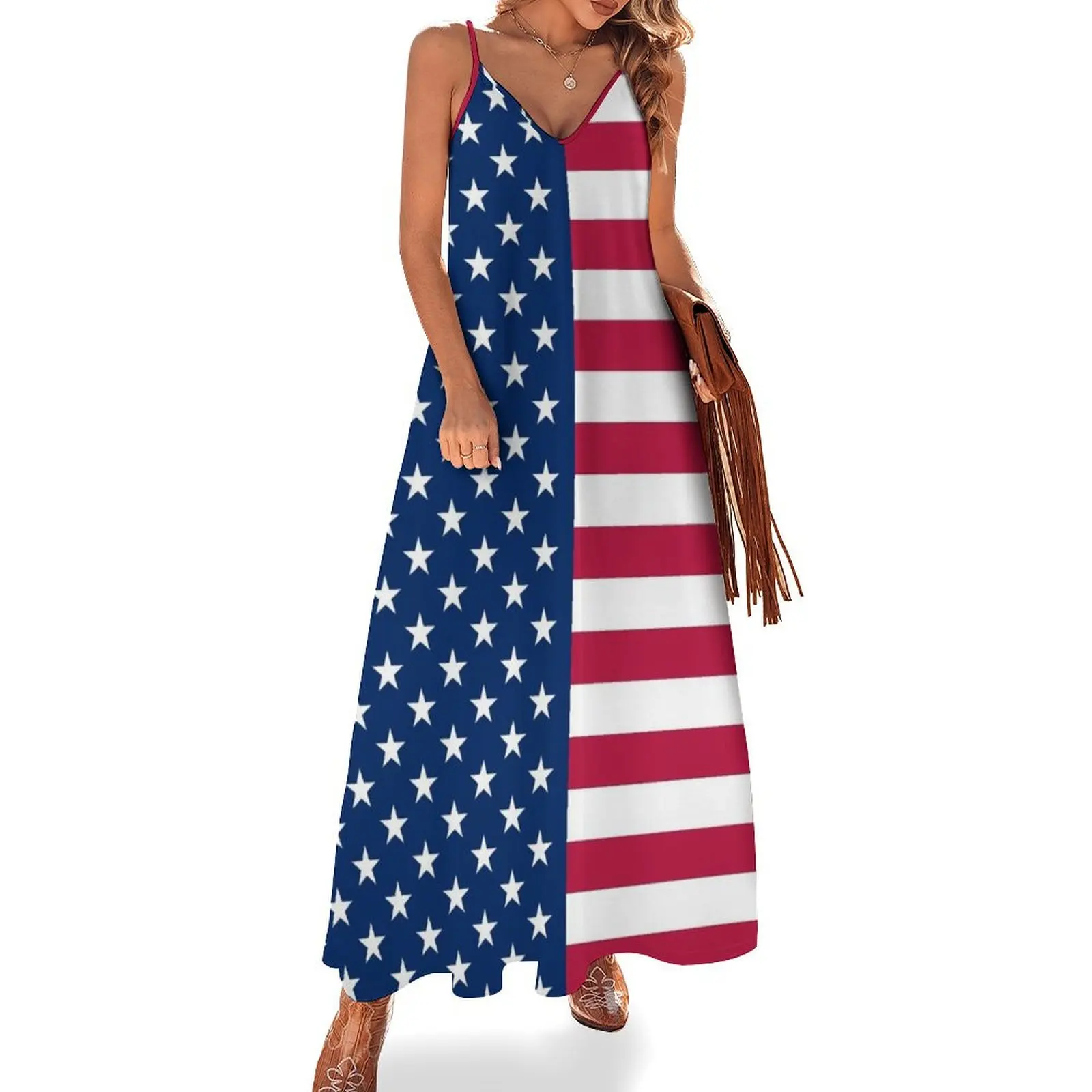 United States Flag - USA Stars and Stripes Sleeveless Dress evening dress women party dresses
United States Flag - USA Stars and Stripes Sleeveless Dress evening dress women party dresses